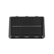 Соларно LED осветителено тяло за стена CCT+RGB, 2x60°, IP65