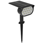 Соларно LED осветителено тяло за градина/стена CCT+RGB, 90°, IP65