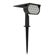 Соларно LED осветителено тяло за градина/стена CCT+RGB, 90°, IP65