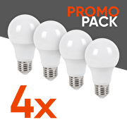 Confezione promozionale da 4 lampadine LED per scatola A60 11W, E27, 4000K, 220-240V AC