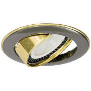 Cornice downlight da soffitto, rotonda, oro grafite, mobile, IP20