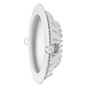 Lune LED avec lumière indirecte 20W, 2700K, 220-240V AC, lumière chaude, ronde