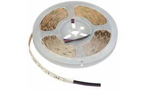 Bande LED professionnelle 14,4W/m, RGB, 24V DC, 60LEDs/m, SMD5050