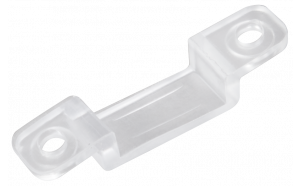 Staffa di montaggio in silicone per striscia LED, 12mm, IP67, 30 pz./conf.