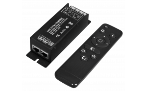 RF controller for single colour LED lighting 300W, 25A, 12-24V DC