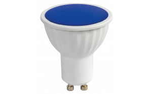 Faretto LED 5W, GU10, 220V-240V AC, luce blu