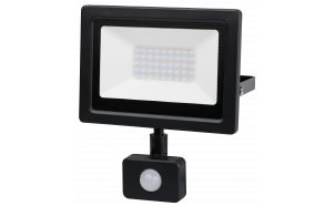 Proiettore LED SLIM con sensore PIR 30W, 4200K, 220-240V AC, IP44