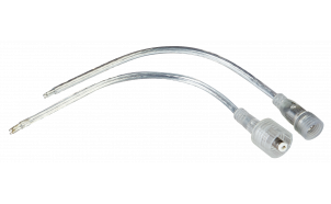 Set of flexible power connectors (female and male) with lock IP67