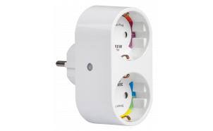 Wi-Fi Smart socket, double, 16A, 3500W, 220-240V AC