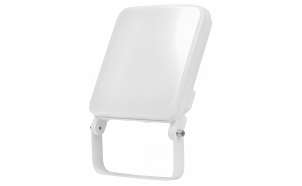 Projecteur LED à faible éblouissement, corps blanc, 50W, 4200K, 220V-240V AC, IP65