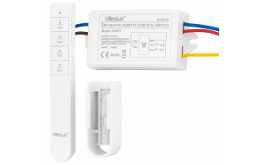 Zweikanalschalter mit RF-Fernbedienung 220V AC