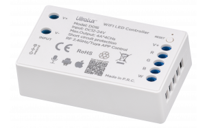 Εξυπνοσ ελεγκτησ 2.4G RF WIFI για φωτισμο RGBW LED 16A, 192W (12VDC), 12-24VDC
