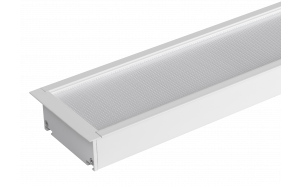 LED линейно осветително тяло за вграждане, бяло, 1,2м, 40W, 4200K, 220-240VAC, IP20