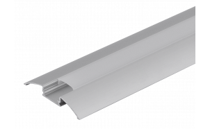 Aluminijski profil za LED traku, prijelazni, nadgradni, 2 m