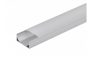 Aluminijski profil za LED traku nadgradni, široki, plitki, 2 m