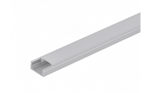 Aluminijski profil za LED traku nadgradni, plitki, 3 m