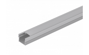 Aluminijski profil za LED traku nadgradni, duboki, 2 m