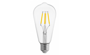 LED filament bulb, dimmable, 4W, E27, 4200K, 220-240V AC