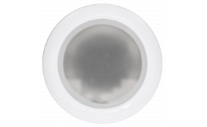 Cornice downlight da soffitto, rotonda, GU10, fissa, bianca, metallo, IP44