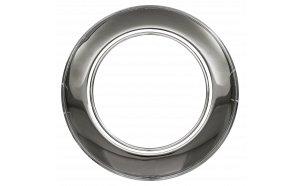 Cornice downlight da soffitto, rotonda, GU10, mobile, grafite/nichel, alluminio, IP20