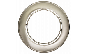 Cornice downlight da soffitto, rotonda, GU10, mobile,nichel satinato/nichel, alluminio, IP20