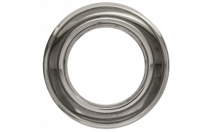 Cornice downlight da soffitto, rotonda, GU10, fissa, grafite-nichel, alluminio, IP20