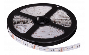 LED flexible strip 7.2W/m, RGB, 12V DC, SMD5050, 30 LEDs/m, IP65