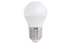 LED лампа топка 3W, E27, 3000K, 220-240V AC, топла светлина