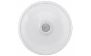 LED ceiling lamp with PIR motion sensor, round, white, 15W, 4000K, 220-240V AC, IP20