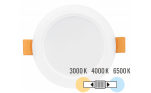 Pannello LED, da incasso, rotondo 5W, 3000K/4000K/6500K, 220-240V AC, IP54