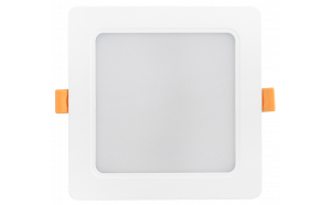 Pannello LED da incasso, quadrato 12W, 4000K, 220-240V AC