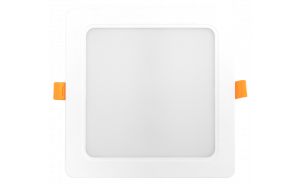 Pannello LED da incasso, quadrato 18W, 4000K, 220-240V AC