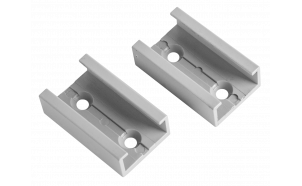 Jeu de connecteurs droits pour profilé aluminium APK207-2pcs.