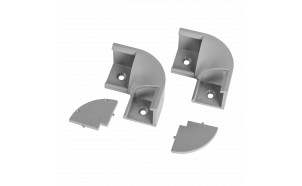 Set kutnih konektora za aluminijski profil APK204-2 kom.