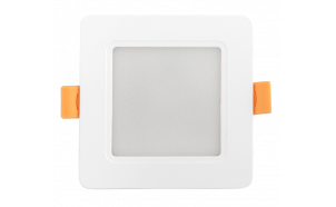 Pannello LED da incasso, quadrato 5W, 4000K, 220-240V AC
