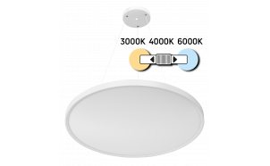 Plafoniera LED, 40W, 3000K/4000K/6000K