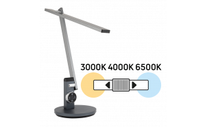 Lampada da tavolo LED dimmerabile 12W, 3000K/4000K/6500K, 220-240V AC