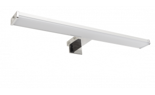LED осветително тяло за баня – за огледало, стена и шкаф, 8W, 4000К, хром, IP44