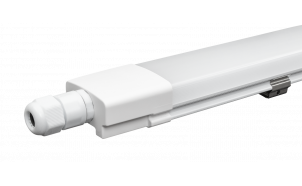 LED slim линейно осветително тяло 0.60m, IK08, 18W, 6000K, 220-240V AC, IP65