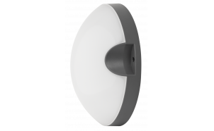 LED ceiling lamp round, grey, 11W, 4000K, IP54