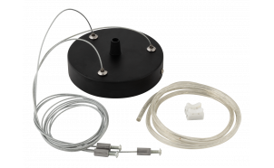 Kit di sospensione con 3 corde 100 cm, nero