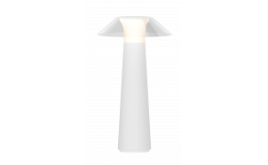 Ricaricabile Lampada da tavolo LED dimmerabile, 1.6W, 3000K, IP44, bianca