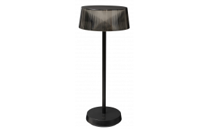 LED-Tischleuchte, Tisch, dimmbar, wiederaufladbarer, 2.3W, 3000K, IP44, schwarz
