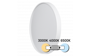 Plafoniera LED CCT, 18W, 3000K/4000K/6500К