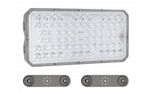 Professional LED modular floodlight, additional 200W, 5000K, 190-305V AC, IP66, Diffuser 20°