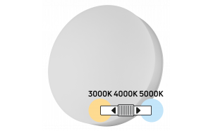 LED ceiling lamp 18W/24W/30W, CCT 3000K/4000K/5000K, IK08, IP54