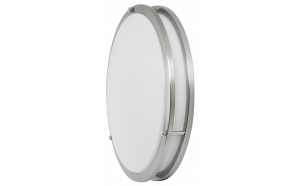 Plafoniera LED decorata 12W, 4200K, nichel satinato