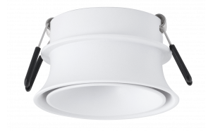 Cornice decorativa per downlight da soffitto, low-glare, con secondo anello decorativo illuminato