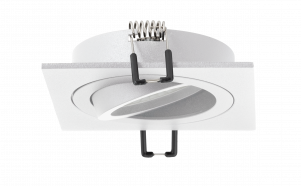 Cornice downlight da soffitto, quadrata, Gu10, mobile, bianka, IP20