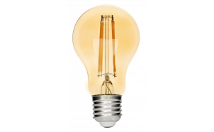 LED filament bulb, dimmable, 8W, E27, 1800K, 220-240V AC, amber